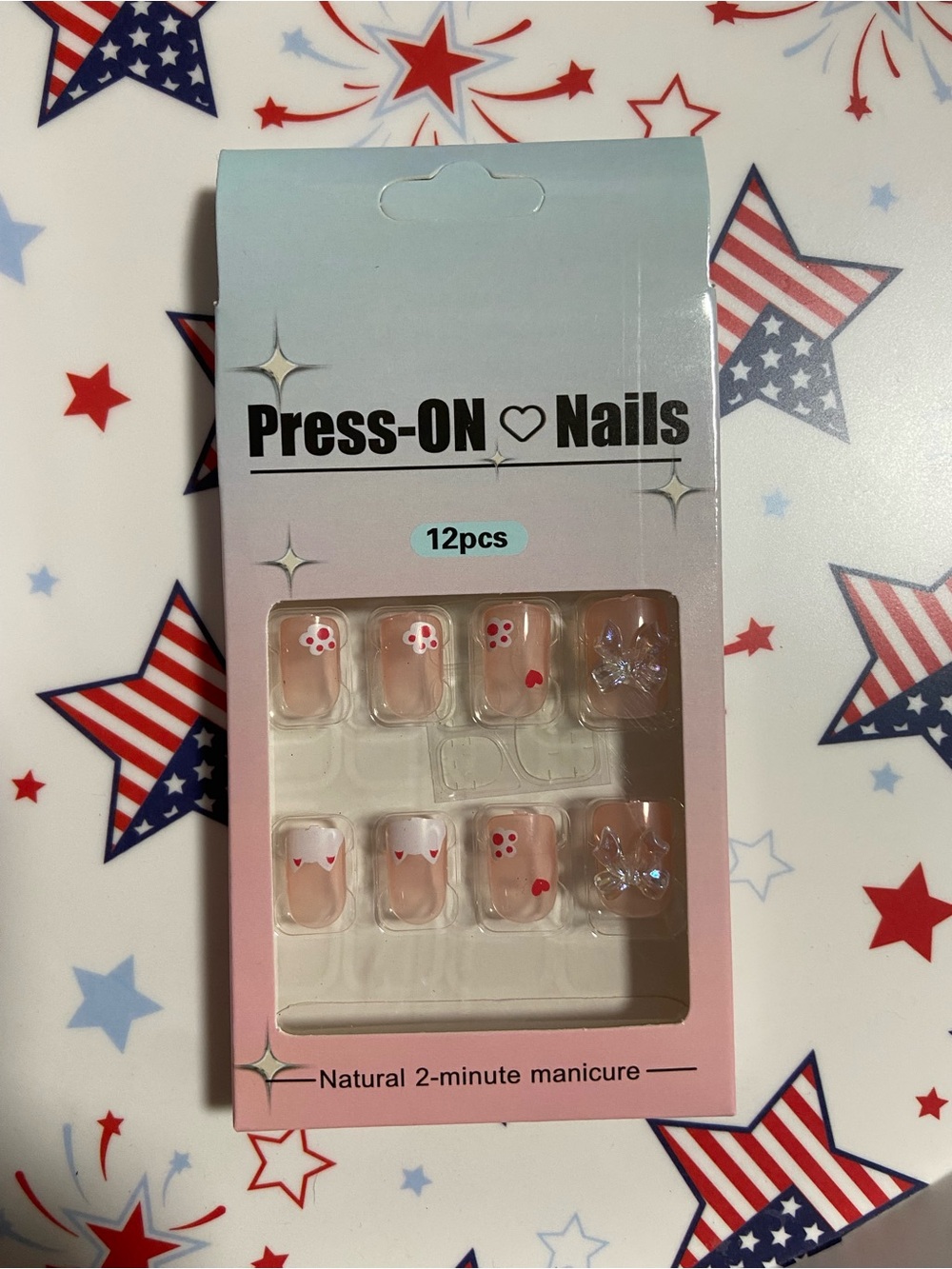 Press-ON Nails Cat themed